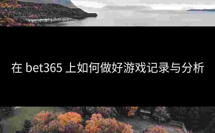 在 bet365 上如何做好游戏记录与分析