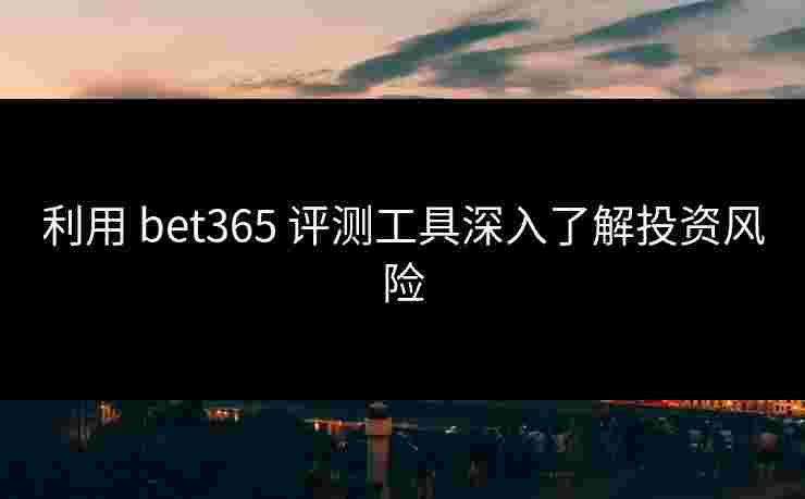 利用 bet365 评测工具深入了解投资风险